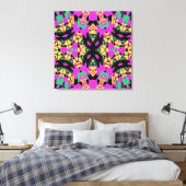 Walla Masken Leinwanddruck (Insitu (Schlafzimmer))