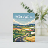 Walla Walla Valley USA Postkarte (Stehend Vorderseite)