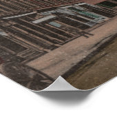 Walla Walla, WA - Blick auf Main St. Poster (Ecke)