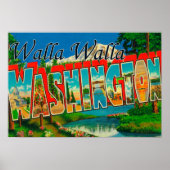 Walla Walla, Washington - Große Briefszenen Poster (Vorne)