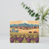 Walla Walla Washington Reise Feiertagspostkarte (Stehend Vorderseite)