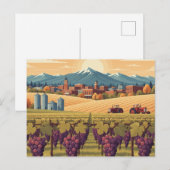 Walla Walla Washington Reise Feiertagspostkarte (Vorne/Hinten)