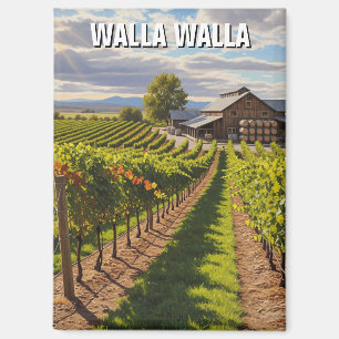 Walla Walla Washington Reise Magnet
