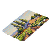 Walla Walla Washington Travel Magnet (Linke Seite)