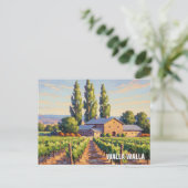 Walla Walla Washington Travel Postkarte (Stehend Vorderseite)