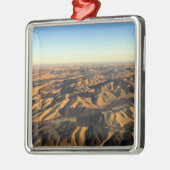 Walla Walla wine country from aloft Ornament Aus Metall (Links)