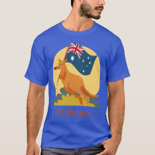 Wallabies Rugby Australien Sportteam Retro Freunde T-Shirt