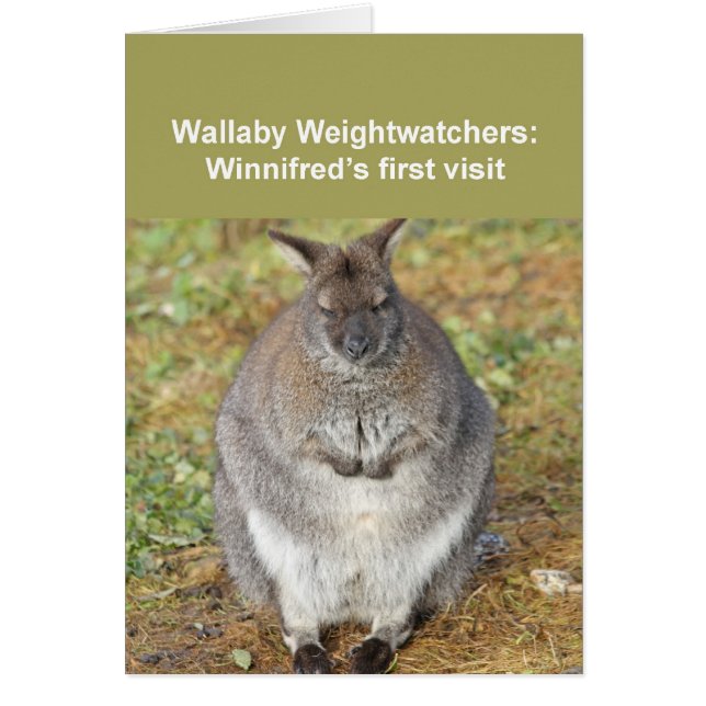 Wallaby-Karte (Vorne)