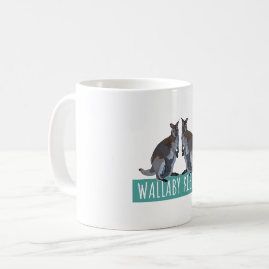 Wallaby Keeper Kaffeetasse (Vorderseite Links)