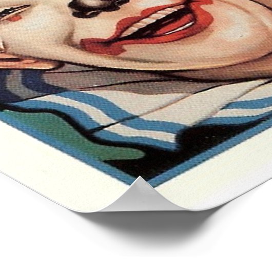 Wallace Bros. Vintager Zirkus Poster (Ecke)