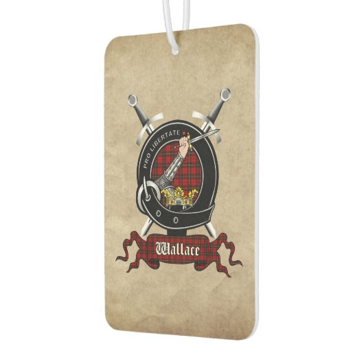 Wallace Clan Abzeichen Car Freshener Autolufterfrischer (Links)