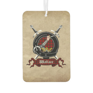 Wallace Clan Abzeichen Car Freshener Autolufterfrischer