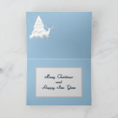 Wallace Clan Abzeichen Happy Holidays Karte (Innenseite)