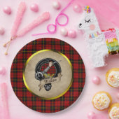 Wallace Clan Abzeichen Paper Plate Pappteller (Party)