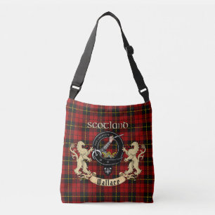 Wallace Clan Abzeichen & Tartan Tragetaschen Mit Langen Trägern