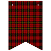 Wallace Clan Abzeichen & Tartan Wimpelkette (Zweite Fahne)