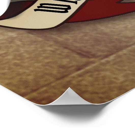 Wallace Clan Abzeichen W/Crossed Schwerter Poster (Ecke)