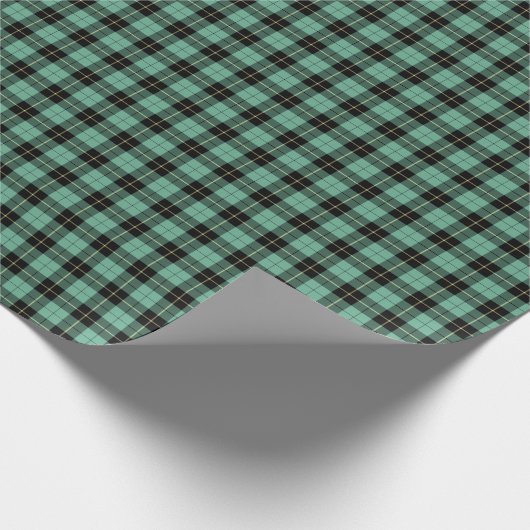 Wallace Clan Ancient Jagd Tartan Geschenkpapier (Ecke)