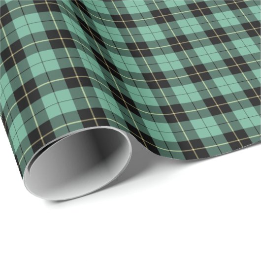 Wallace Clan Ancient Jagd Tartan Geschenkpapier (Rolleneckpunkt)