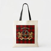 Wallace Clan Badge & Tartan Tragetasche (Vorne)
