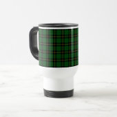 Wallace Clan Green und Black Jagd Tartan Reisebecher (Vorderseite Links)