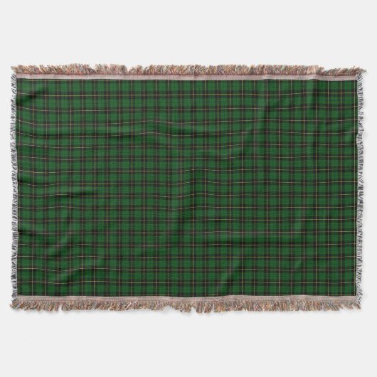Wallace Clan Hunting Tartan Bright Green Kariert Decke (Vorderseite)