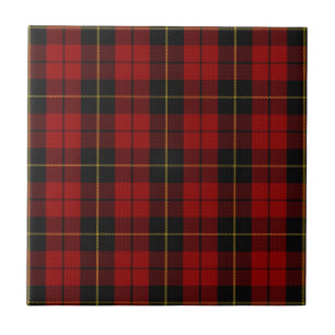 Wallace Clan Jagd Tartan Kariertes Muster Fliese