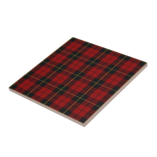 Wallace Clan Jagd Tartan Kariertes Muster Fliese (Seite)