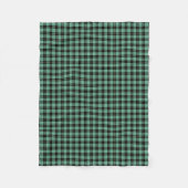 Wallace Clan Light Green Anciunting Tartan Fleecedecke (Vorderseite)