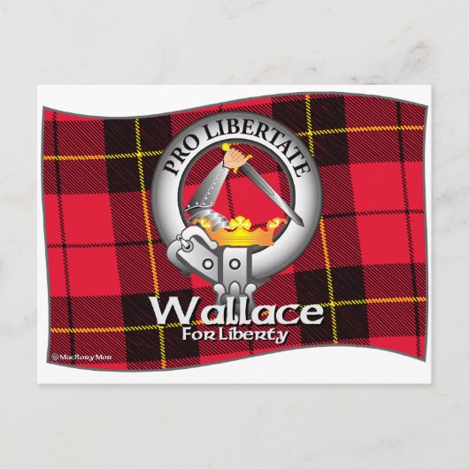 Wallace Clan Postkarte (Vorderseite)