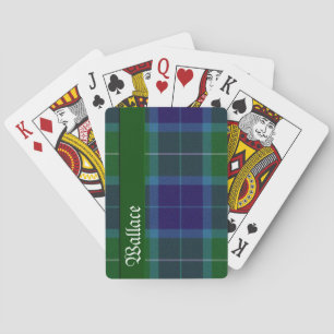 Wallace Clan Tartan Karierte Spielkarten