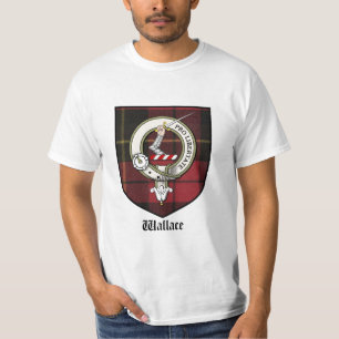 Wallace-Clan-Wappen-T-Shirt/ClanAbzeichen/Tartan T-Shirt