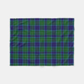 Wallace-Clantartan-karierte Fleece-Decke Fleecedecke (Vorderseite (Horizontal))