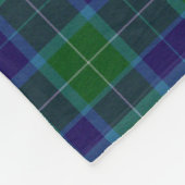 Wallace-Clantartan-karierte Fleece-Decke Fleecedecke (Ecke)