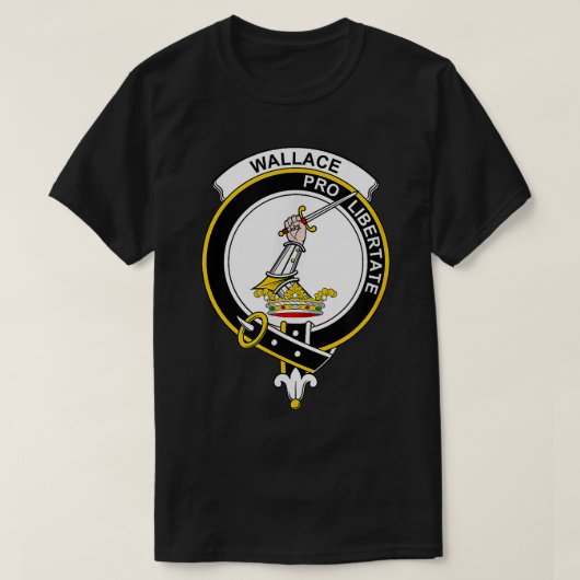 Wallace Coat of Arms  Family Crest  T-Shirt (Design vorne)