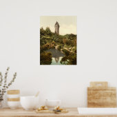 Wallace-Denkmal, Stirling, Schottland Poster (Küche)