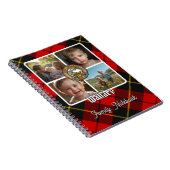 Wallace-Familien-Fotocollage Notizblock (Rechte Seite)