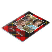 Wallace-Familien-Fotocollage Notizblock (Linke Seite)