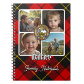 Wallace-Familien-Fotocollage Notizblock (Vorderseite)