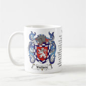Wallace-Familien-Wappen Tasse (Links)