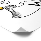 Wallace Familienwappen Poster (Ecke)