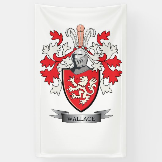 Wallace-Familienwappen-Wappen Banner (Vertikal)
