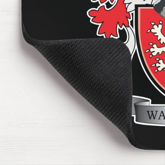 Wallace-Familienwappen-Wappen Mousepad (Ecke)