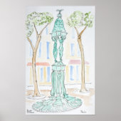 Wallace Fountain: Rue Brea | Paris, Frankreich Poster (Vorne)