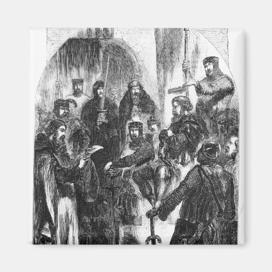 Wallace gekrönt mit Laurel in Westminster Hall Magnet (Vorne)