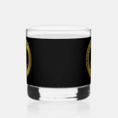 Wallace Gold Clan Abzeichen Whiskyglas (Links)