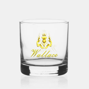 Wallace Gold Crowned Thistle Whiskey Glass Whiskyglas