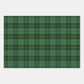 Wallace Green Scottish Clan Tartan Geschenkpapier Set (Vorderseite)