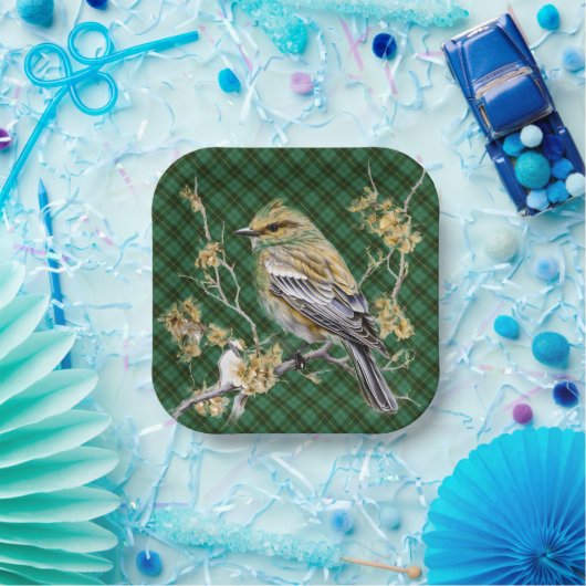 Wallace Hunting schottischer Clan Tartan Weihnacht Pappteller (Party)