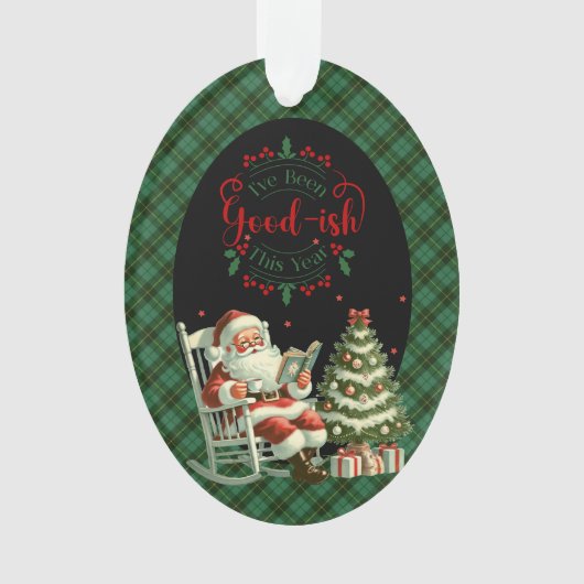 Wallace Hunting Scottish Tartan Christmas Ornament (Vorderseite)